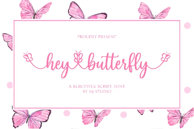 hey butterfly font