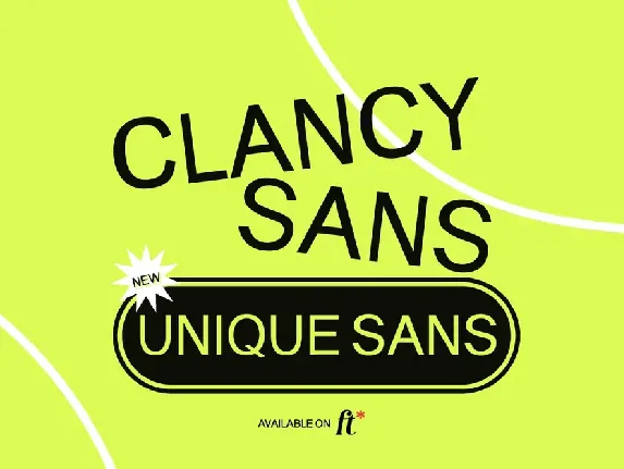 Clancy font