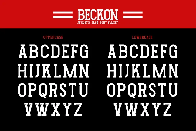 Beckon font