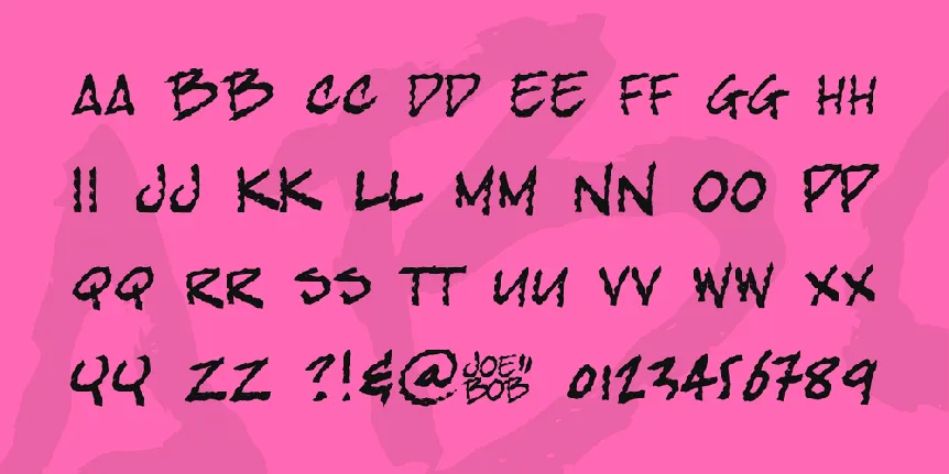 bobTag font