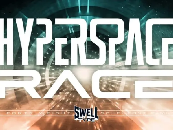 Hyperspace Race Family font