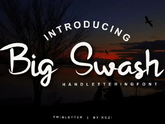 Big Swash Script font