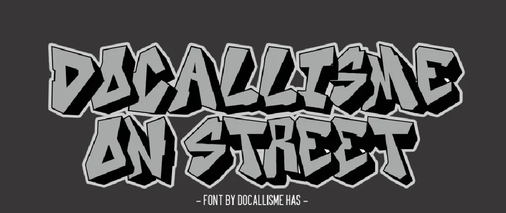 Docallisme On Street font