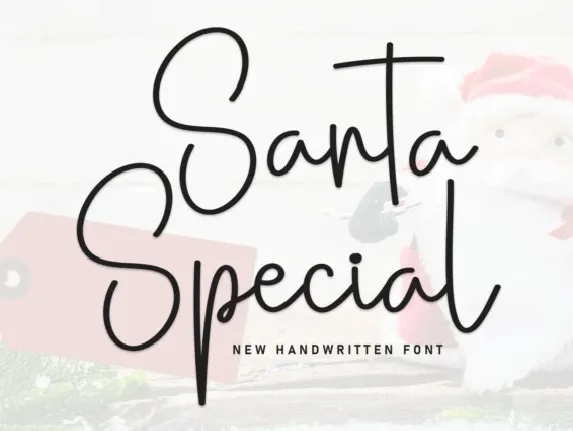 Santa Special Script font