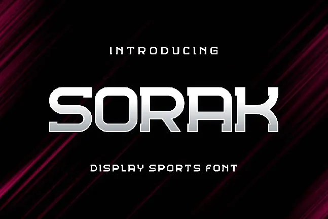 Sorak font