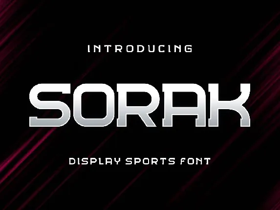 Sorak font