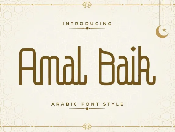 Amal Baik font