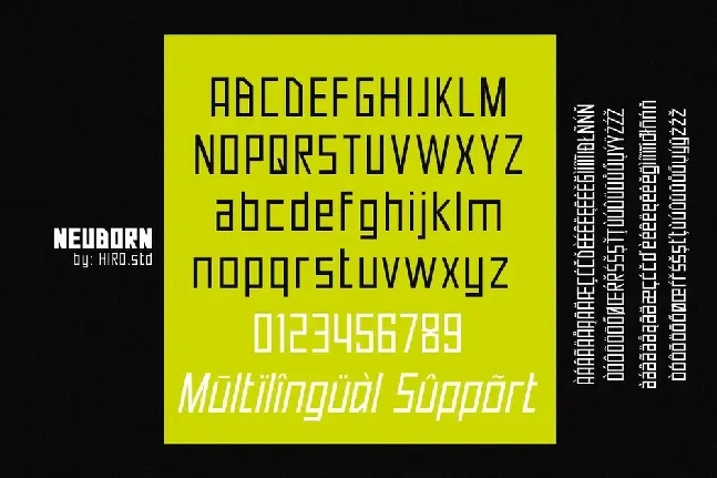 Neuborn font