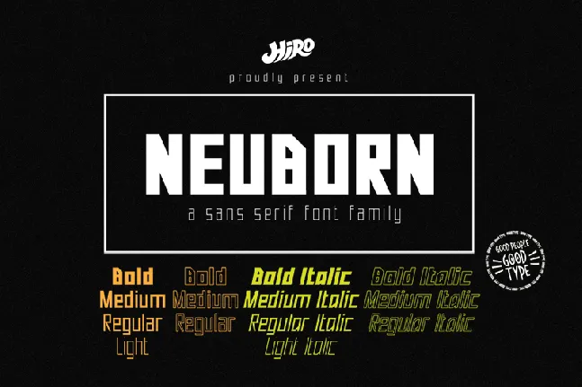 Neuborn font