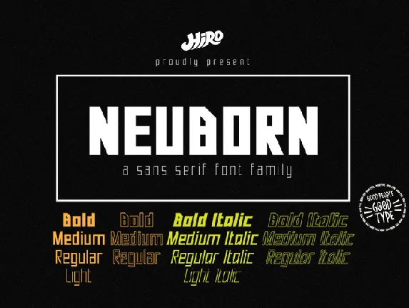 Neuborn font