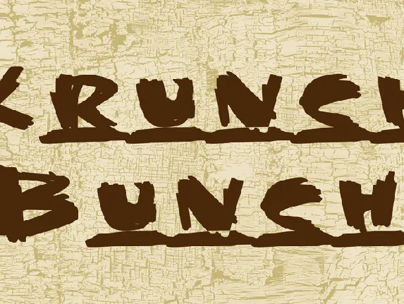 Krunch Bunch font