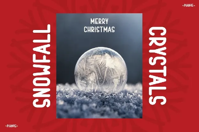 Snowfall Crystals font