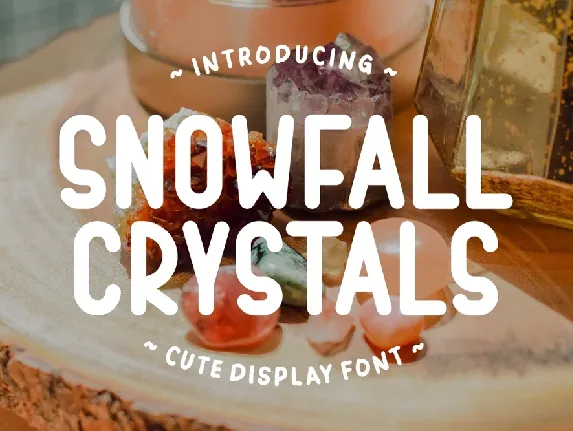 Snowfall Crystals font