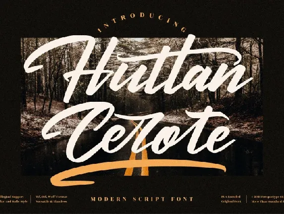 Huttan Cerote font