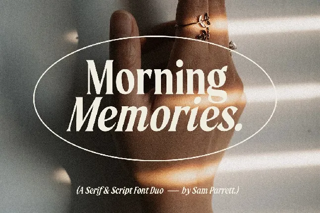 Morning Memories font