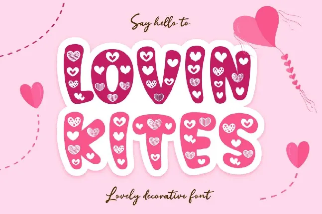 Lovin Kites font