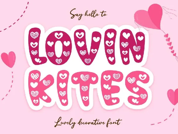 Lovin Kites font