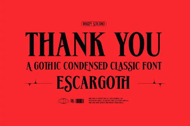 Escargoth Demo font