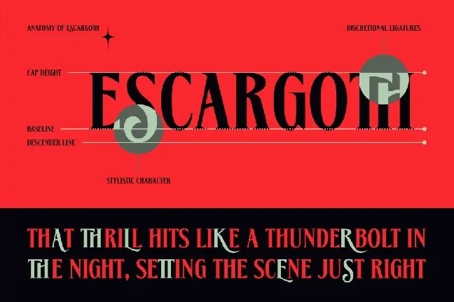 Escargoth Demo font