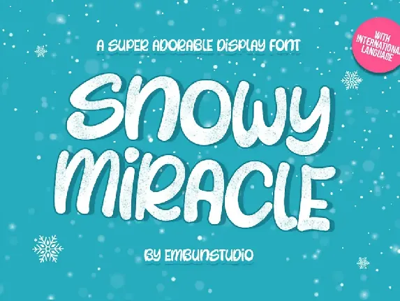 Snowy Miracle font