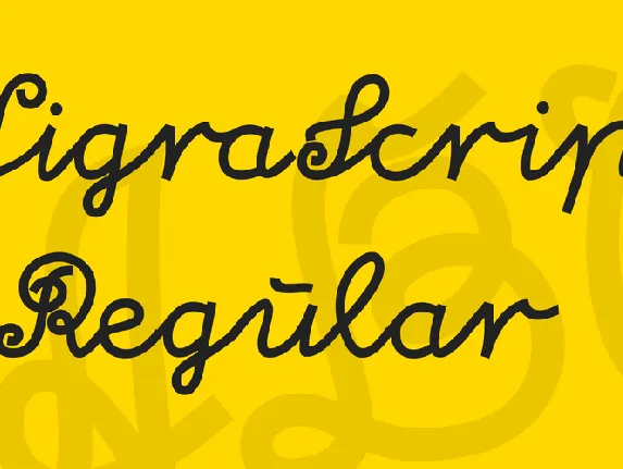 NigraScript font