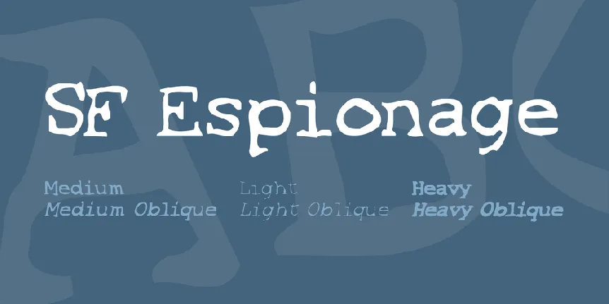 SF Espionage font