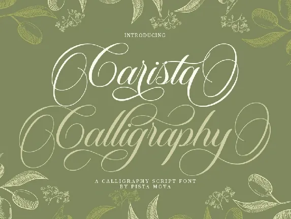 Carista Calligraphy font