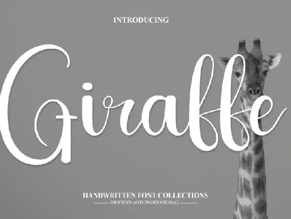 Giraffe Script font