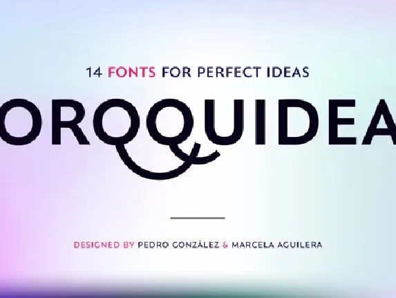 Orqquidea font