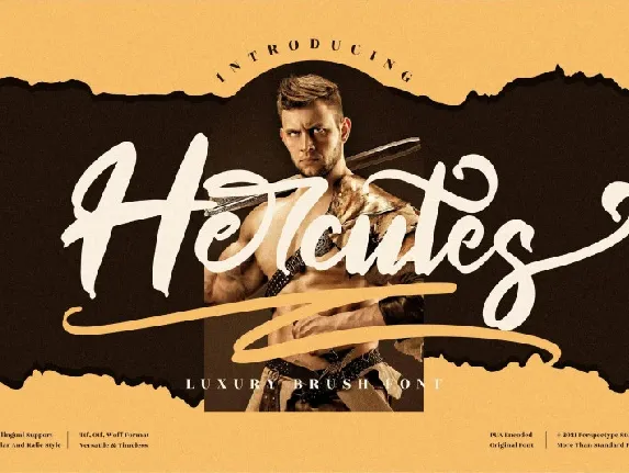 Hercutes font