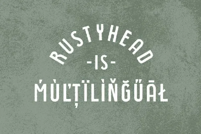 Rustyhead Typeface font