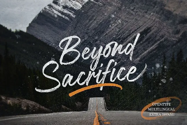 Beyond Sacrifice font