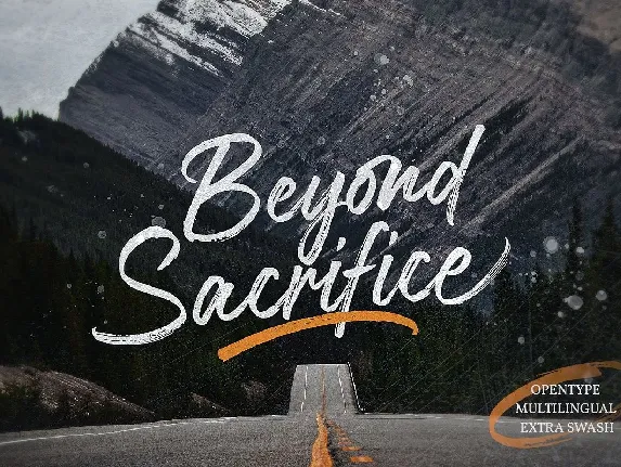 Beyond Sacrifice font