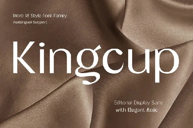 Kingcup font