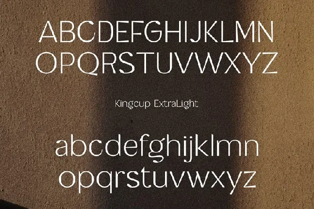 Kingcup font