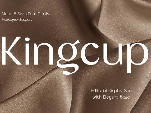 Kingcup font