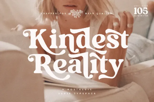 Kindest RealityDemo font