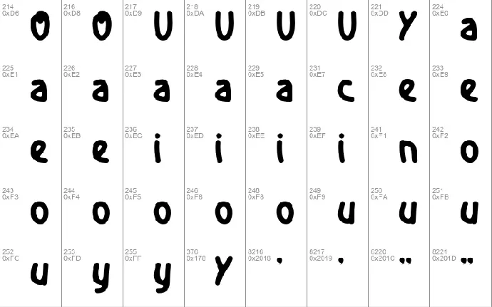 Begialo font