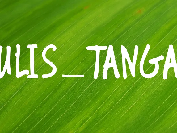 TULIS_TANGAN font