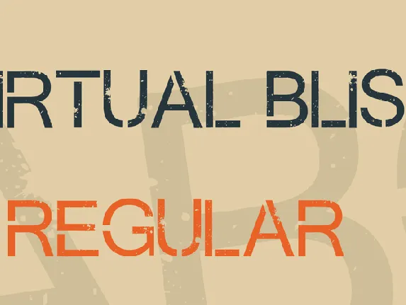 Virtual Bliss font