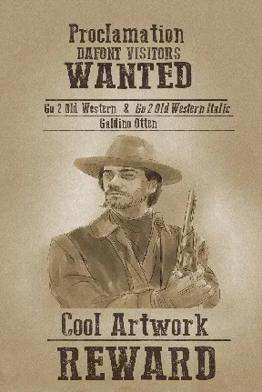 Go 2 Old Western font