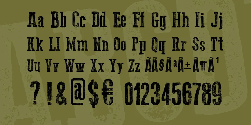 Go 2 Old Western font