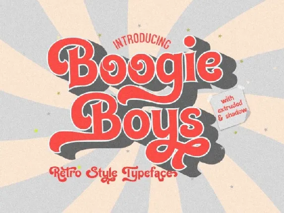 Boogie Boys font