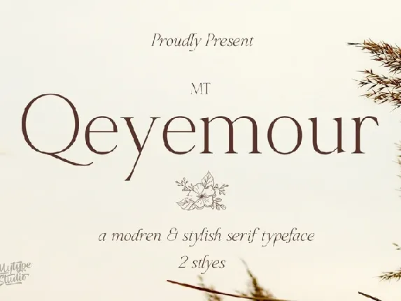 Mt Qeyemour font