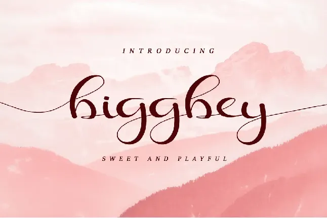 Biggbey font