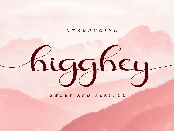 Biggbey font