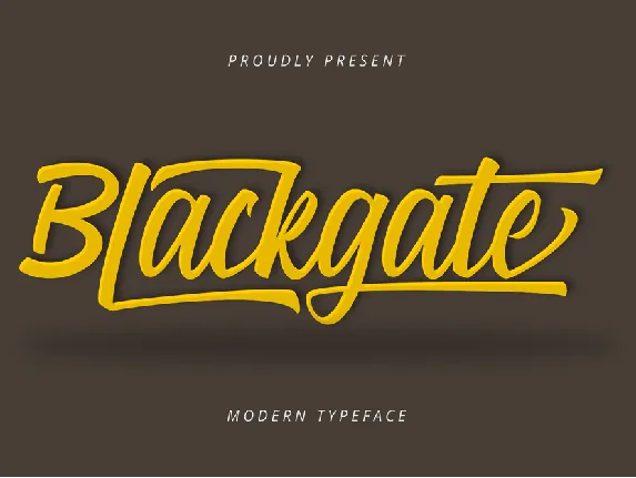 Blackgate font