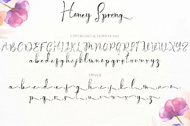 Honey Spring font