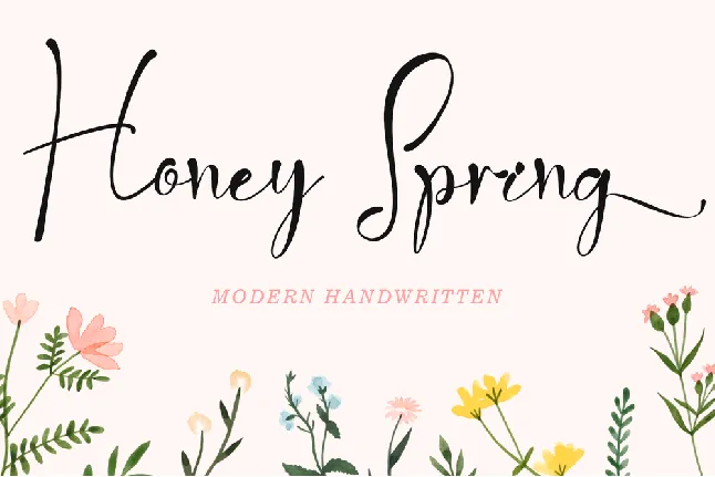 Honey Spring font