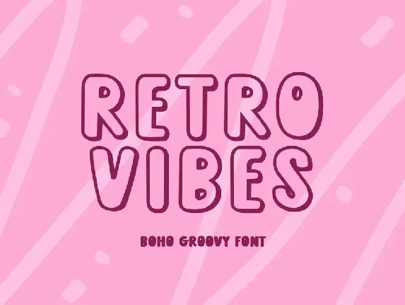 RetroVibes font